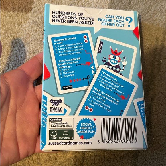 “Sussed? The Wacky 'What Would You Do?' Game - Blue Pack - Picture 2 of 2